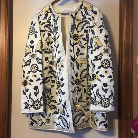 Oscar de la Renta Jackets & Blazers - Vintage Oscar de la Renta beaded jacket, 3X